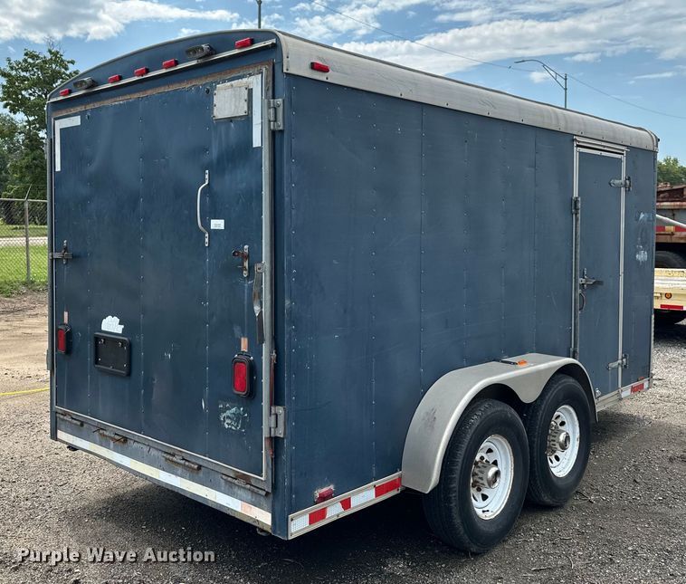 image for item EN8434 2000 Cargo Trailer OM 714TA4 enclosed cargo trailer