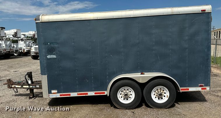 image for item EN8434 2000 Cargo Trailer OM 714TA4 enclosed cargo trailer