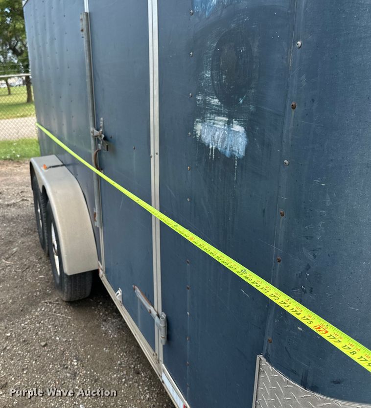 image for item EN8434 2000 Cargo Trailer OM 714TA4 enclosed cargo trailer