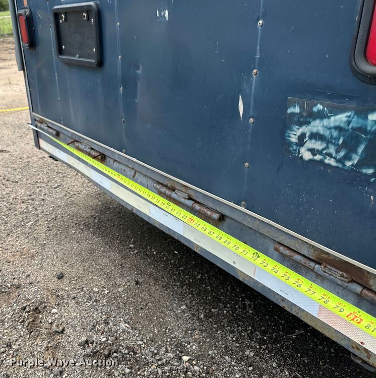 image for item EN8434 2000 Cargo Trailer OM 714TA4 enclosed cargo trailer