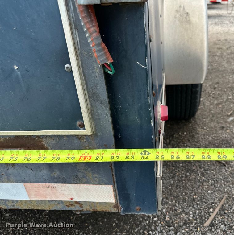 image for item EN8434 2000 Cargo Trailer OM 714TA4 enclosed cargo trailer