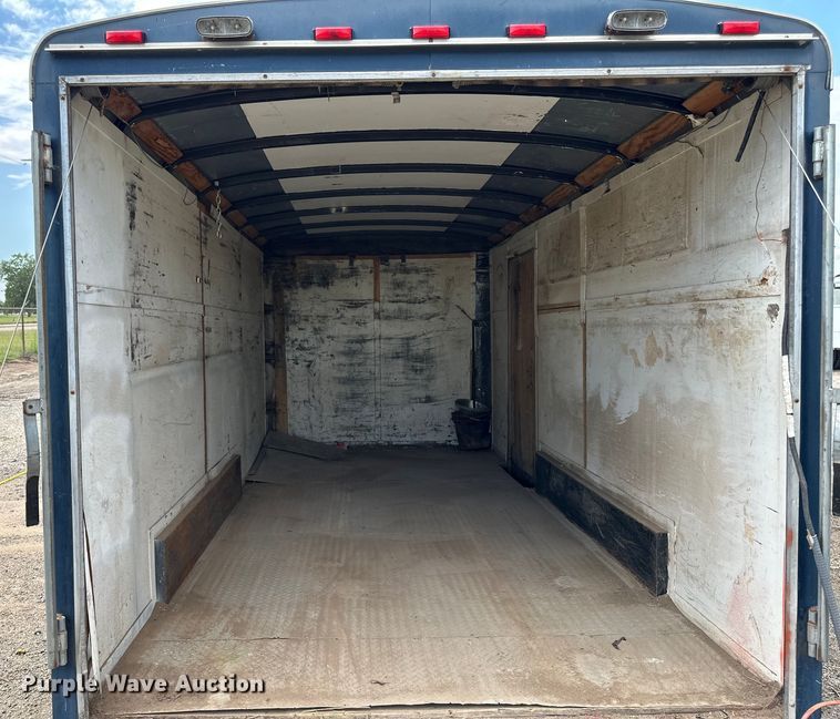 image for item EN8434 2000 Cargo Trailer OM 714TA4 enclosed cargo trailer