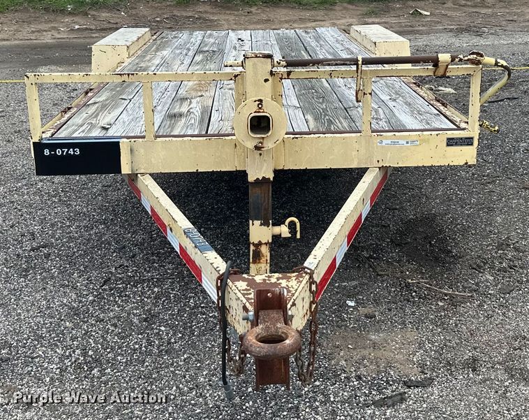 image for item EN8440 1999 Shop built equipment trailer