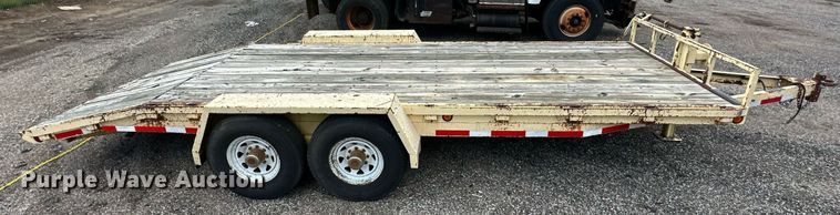 image for item EN8440 1999 Shop built equipment trailer