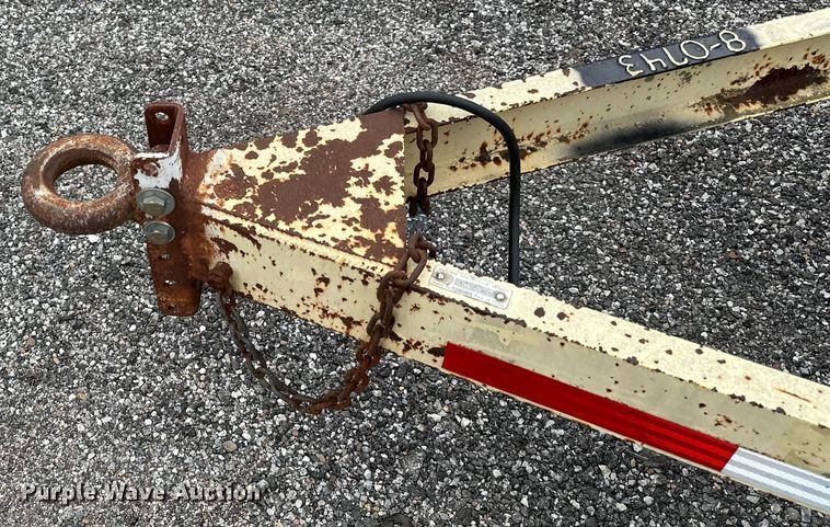 image for item EN8440 1999 Shop built equipment trailer