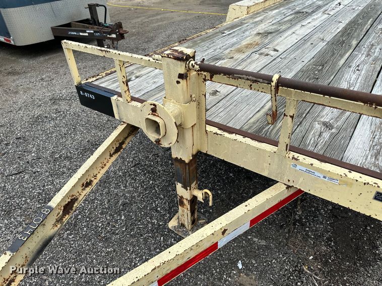 image for item EN8440 1999 Shop built equipment trailer