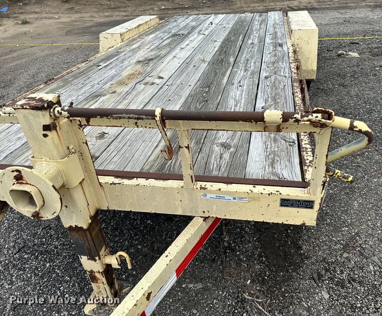 image for item EN8440 1999 Shop built equipment trailer