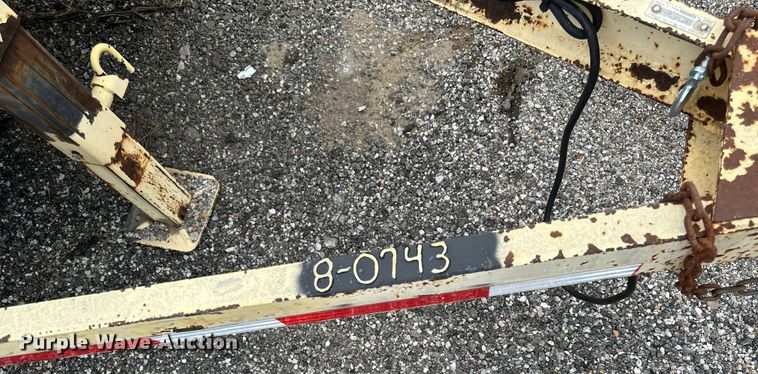 image for item EN8440 1999 Shop built equipment trailer