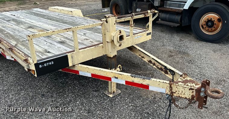 image for item EN8440 1999 Shop built equipment trailer