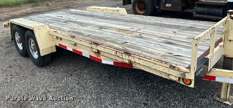 image for item EN8440 1999 Shop built equipment trailer