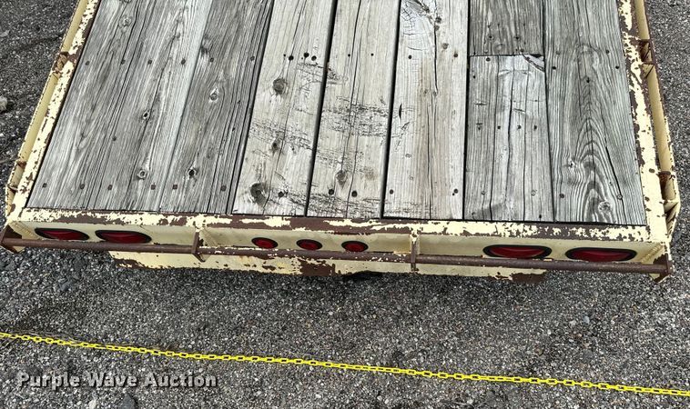 image for item EN8440 1999 Shop built equipment trailer