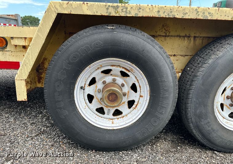 image for item EN8440 1999 Shop built equipment trailer