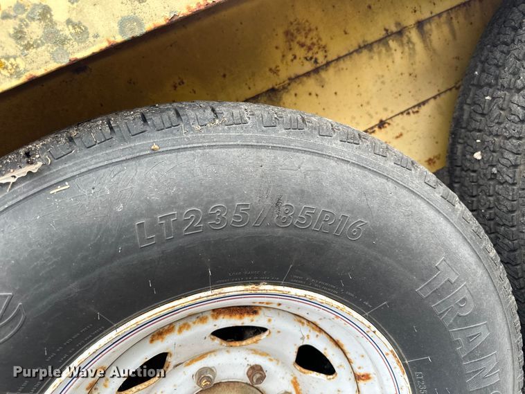 image for item EN8440 1999 Shop built equipment trailer