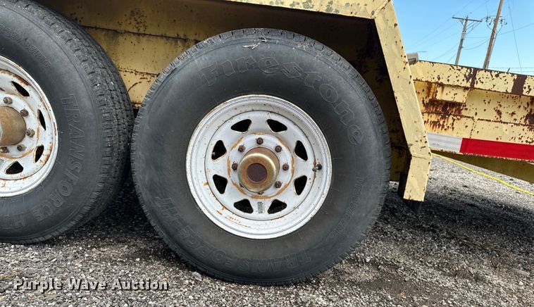 image for item EN8440 1999 Shop built equipment trailer