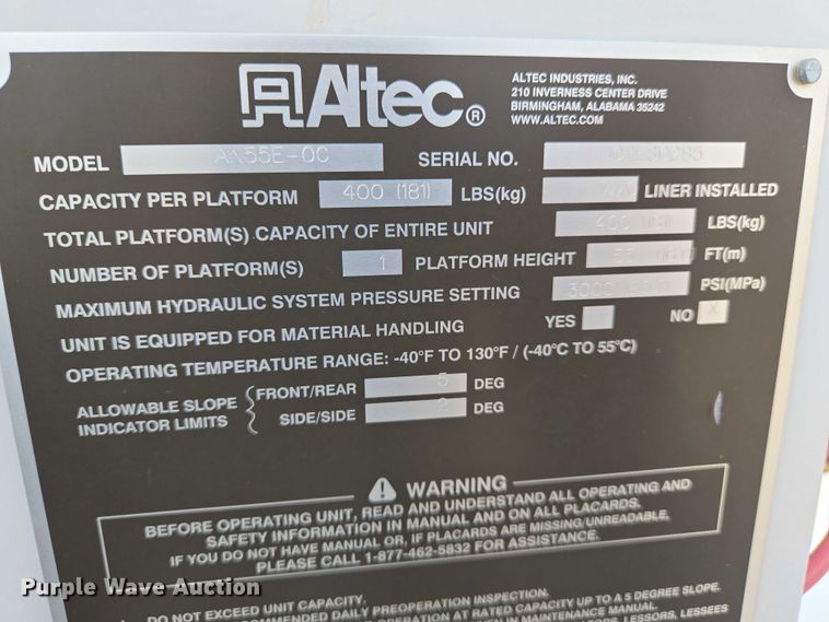 image for item EN8442 2012 Freightliner Business Class M2 bucket truck