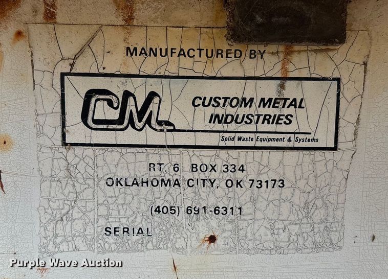 image for item EN8464 CM roll-off dumpster