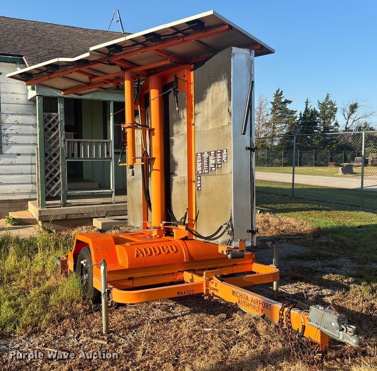 image for item EN8474 2003 Addco  message board trailer