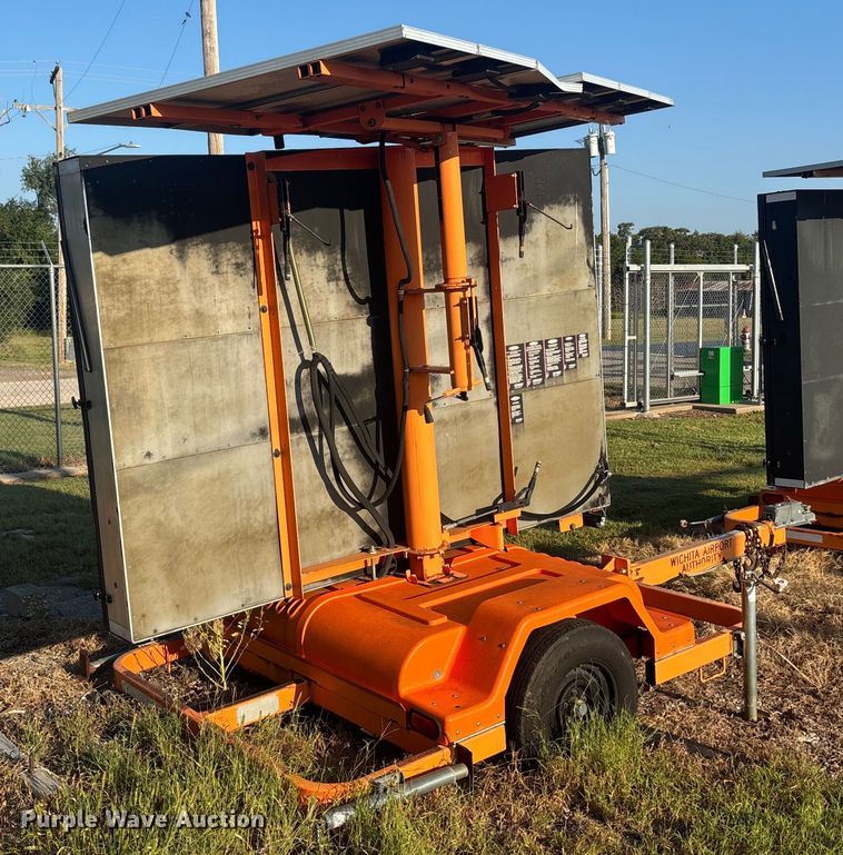 image for item EN8474 2003 Addco  message board trailer