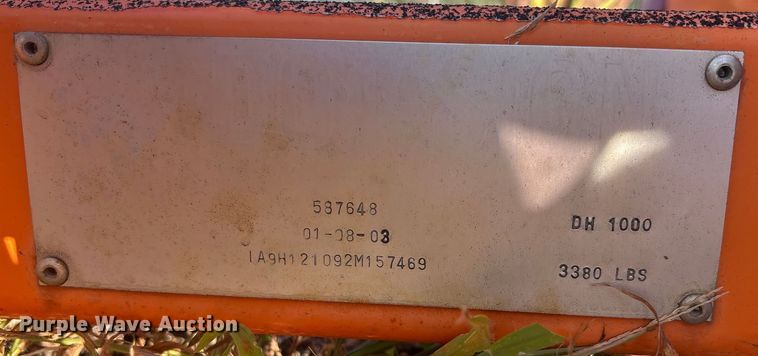 image for item EN8474 2003 Addco  message board trailer