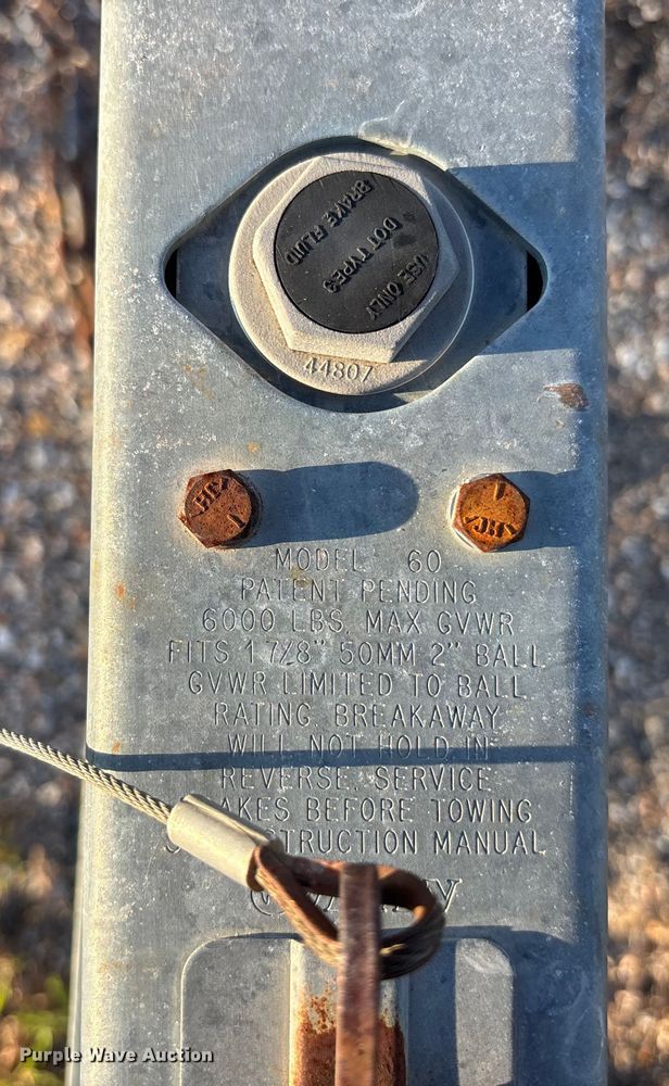 image for item EN8475 2003 Addco  message board trailer