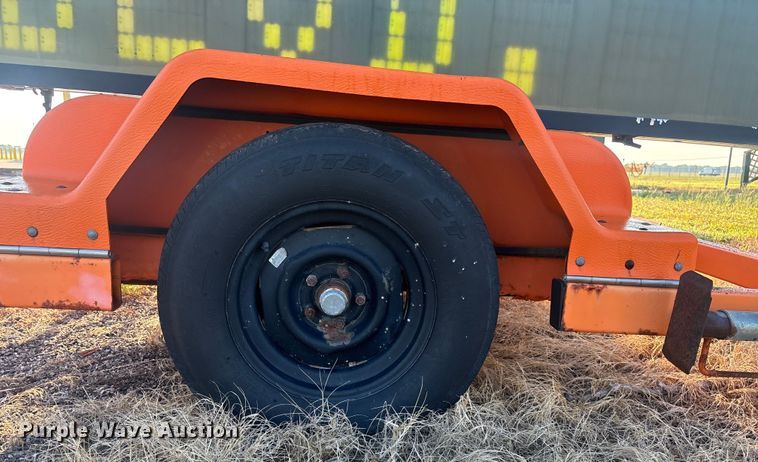 image for item EN8475 2003 Addco  message board trailer