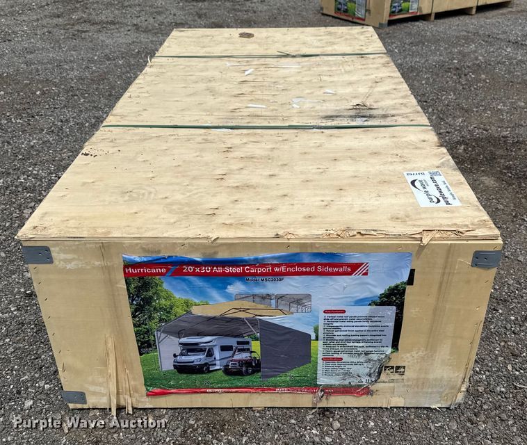 image for item DJ7762 Hurricane MSC2030F storage shelter