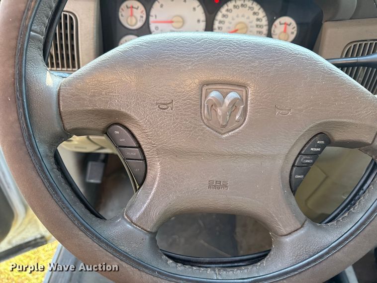 image for item DJ7765 2002 Dodge Ram 1500 Quad Cab pickup truck