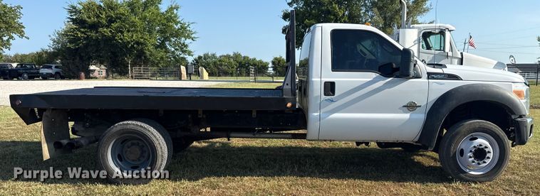 image for item DJ7769 2012 Ford F550 flatbed truck