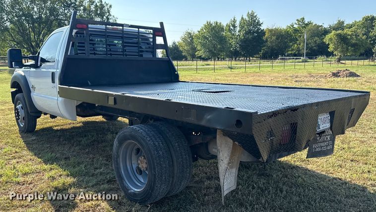 image for item DJ7769 2012 Ford F550 flatbed truck