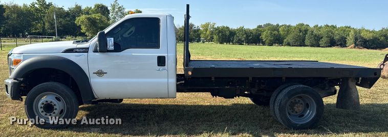 image for item DJ7769 2012 Ford F550 flatbed truck