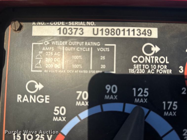 image for item DJ7772 Lincoln Electric Ranger 8 welder/generator