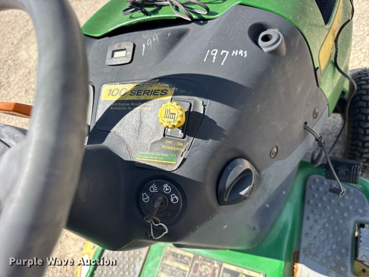 image for item DJ9708 John Deere LA145 lawn mower