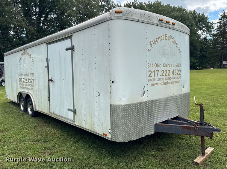 image for item DJ9714 2002 Cargo Mate enclosed cargo trailer