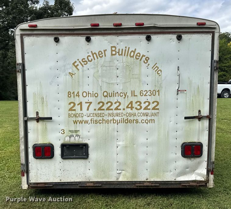 image for item DJ9714 2002 Cargo Mate enclosed cargo trailer