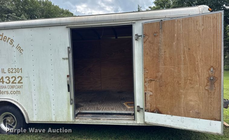 image for item DJ9714 2002 Cargo Mate enclosed cargo trailer