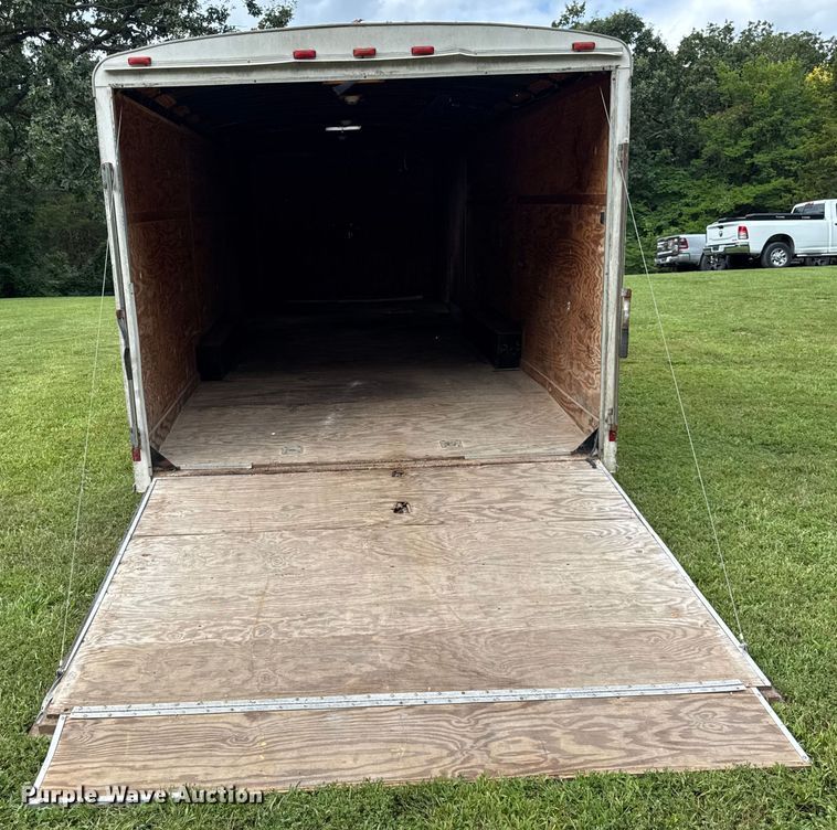 image for item DJ9714 2002 Cargo Mate enclosed cargo trailer