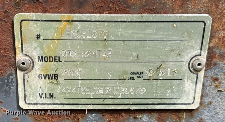 image for item DJ9714 2002 Cargo Mate enclosed cargo trailer