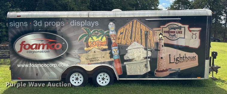 image for item DJ9715 2004 Cargo Mate CM820TA2 enclosed cargo trailer