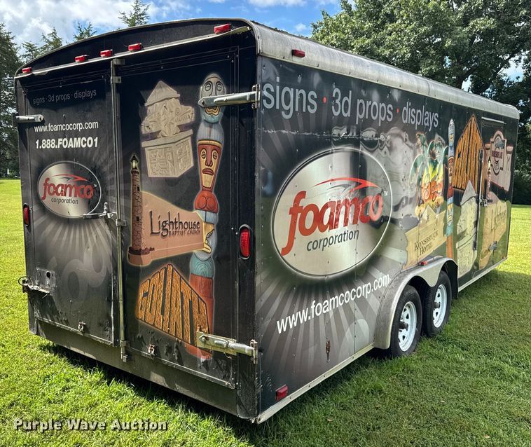 image for item DJ9715 2004 Cargo Mate CM820TA2 enclosed cargo trailer