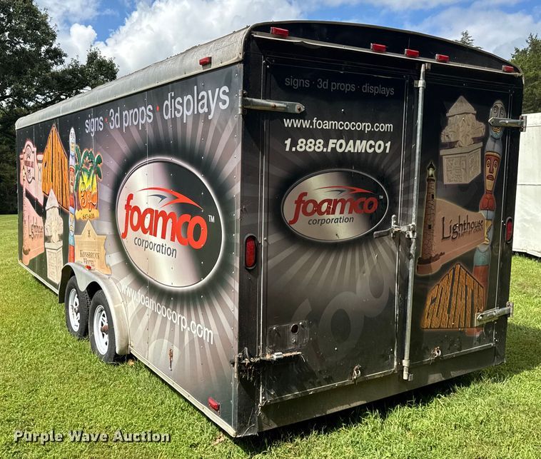 image for item DJ9715 2004 Cargo Mate CM820TA2 enclosed cargo trailer