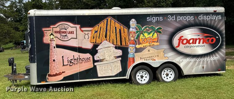 image for item DJ9715 2004 Cargo Mate CM820TA2 enclosed cargo trailer