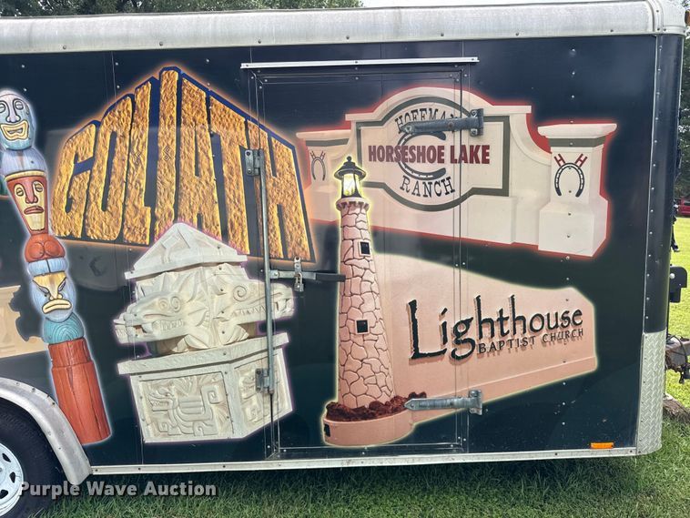 image for item DJ9715 2004 Cargo Mate CM820TA2 enclosed cargo trailer