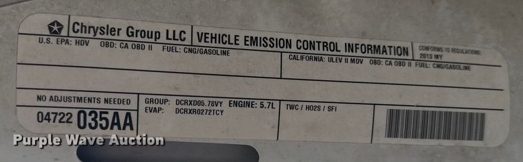 image for item DS3875 2013 Dodge Ram 2500 Crew Cab pickup truck