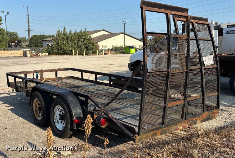 image for item DT3267 1986 TEXA utility trailer