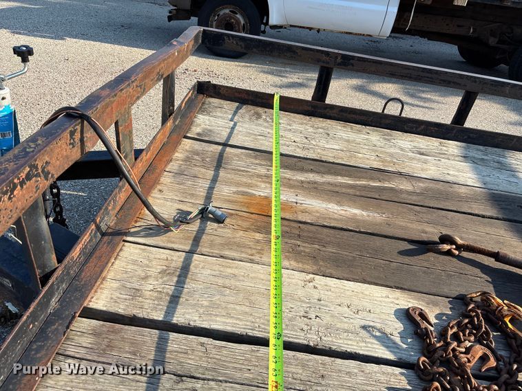 image for item DT3267 1986 TEXA utility trailer