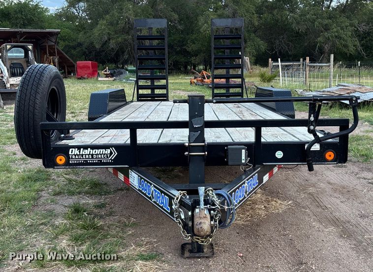 image for item DT3337 2022 Load Trail Carhauler tilt deck equipment trailer