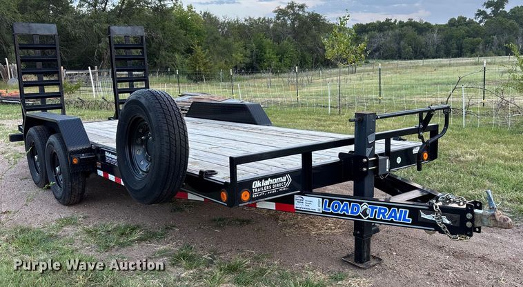 image for item DT3337 2022 Load Trail Carhauler tilt deck equipment trailer