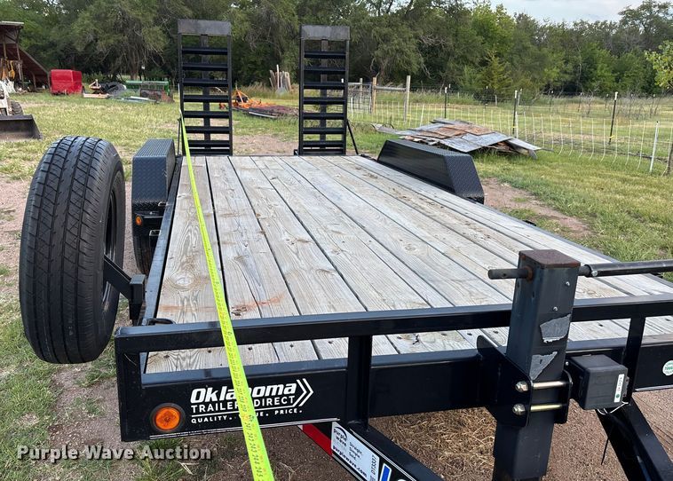 image for item DT3337 2022 Load Trail Carhauler tilt deck equipment trailer