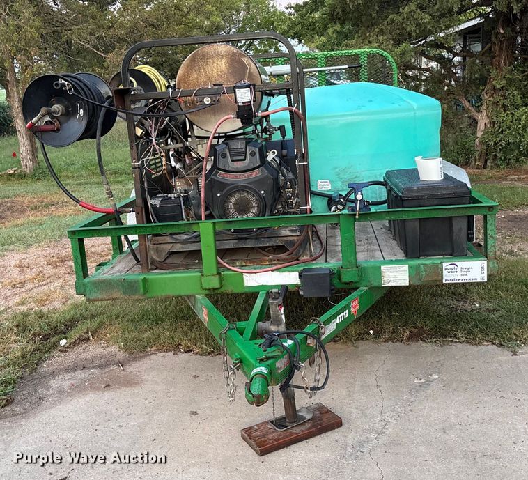 image for item DT3427 2008 PJ Trailer pressure washer trailer