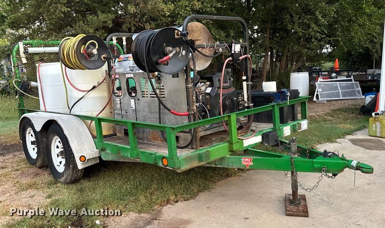 image for item DT3427 2008 PJ Trailer pressure washer trailer